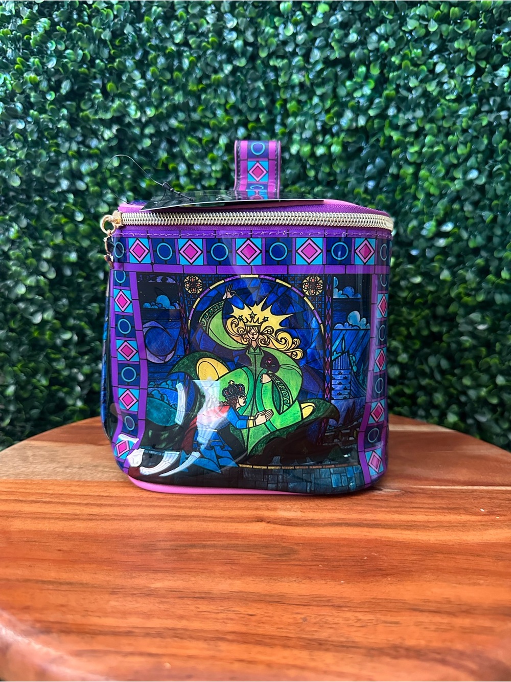 Disney Beauty and the Beast Stained Glass Cosmetic Case - Picture 6 of 8